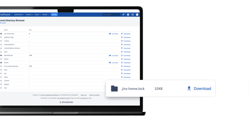 Home Directory Browser for Jira