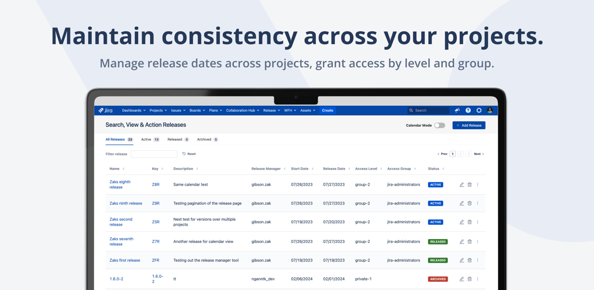 Bulk Release Operations